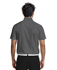 Pga Tour Men's Heathered Stripe Golf Polo Shirt