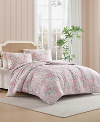 Laura Ashley Heather Garden 3-Pc. Comforter Set, King