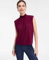 I.n.c. International Concepts Women's Mock-Neck Tank Top, Macy's Exclusive
