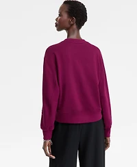 I.n.c. International Concepts Women's Embellished French Terry Sweatshirt, Macy's Exclusive
