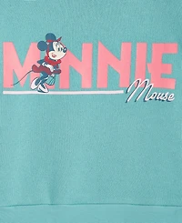 Disney | Macy's Girls 2T-6X Minnie Mouse Long Sleeve Crewneck Sweater, Exclusive