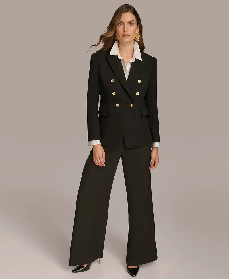 Donna Karan New York Women's Double Breasted Buttoned Blazer