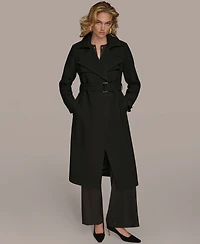 Donna Karan New York Women's Belted Notched-Collar Trench Coat