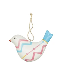 Spode Kit Kemp Christmas Puffed Bird Rik Rak Ornament