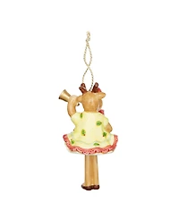 Spode Kit Kemp Christmas Bell Reindeer Ornament