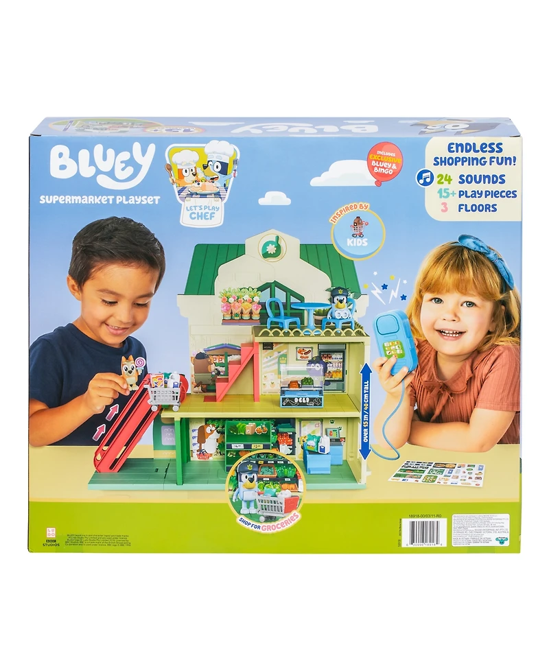 Bluey Let's Play Chef Supermarket Playset