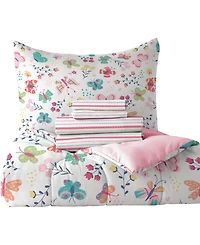 Dream Factory Butterfly Garden 7-Pc. Comforter Set, Full