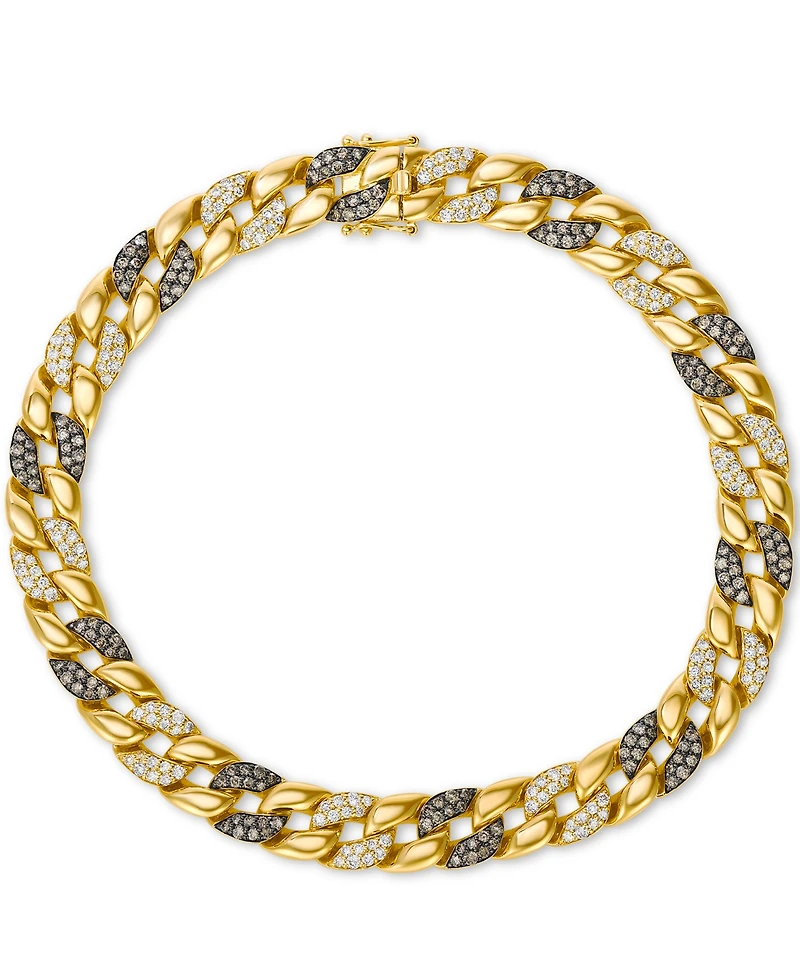 Le Vian Nude Diamond (1.46 ct. t.w.) and Chocolate Diamond (1.52 ct. t.w.) Bracelet in 14K Honey Gold