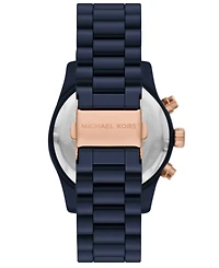 Michael Kors Women's Lexington Chronograph Navy Ceramic Watch, 38mm