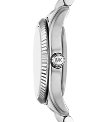 Michael Kors Women's Lexington Three-Hand Stainless Steel Watch, 26mm