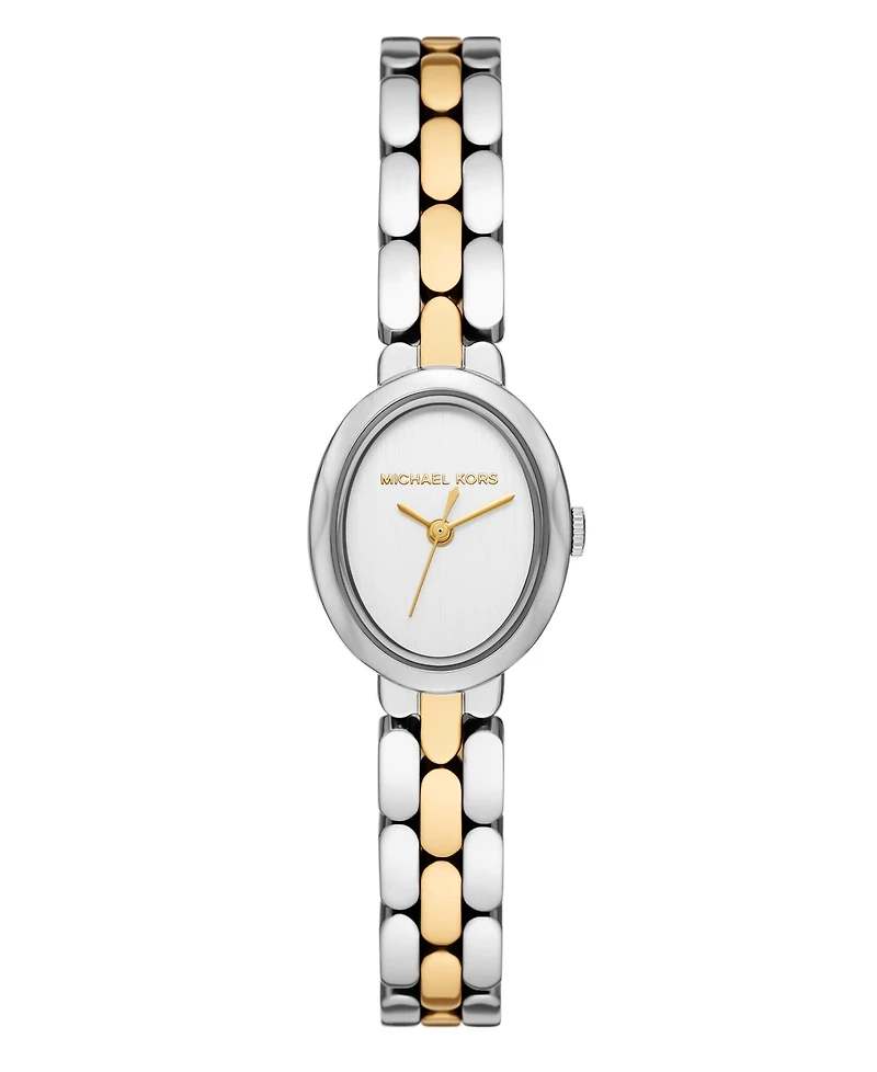 Michael Kors Women's Maude Three-Hand Two-Tone Stainless Steel Watch, 21mm