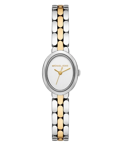 Michael Kors Women's Maude Three-Hand Two-Tone Stainless Steel Watch, 21mm