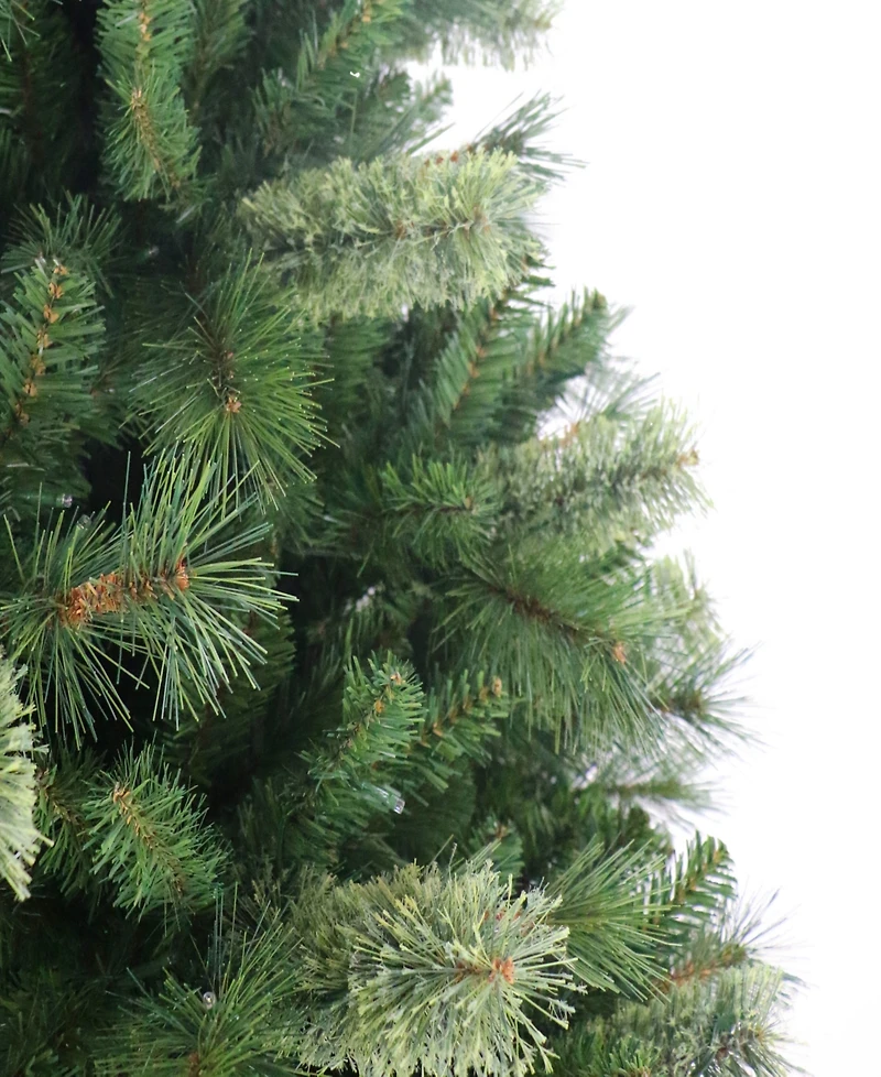 Puleo 9' Pre-Lit Artificial Teton Pine Tree with Led Lights