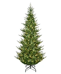 Puleo 10' Pre-Lit Artificial Hillside Spruce Tree