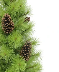Puleo 4.5' Pre-Lit Artificial Arkansas Pine Potted Tree