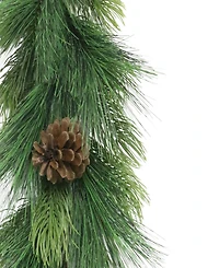Puleo 9' x 10" Garland Adorned with Pinecones