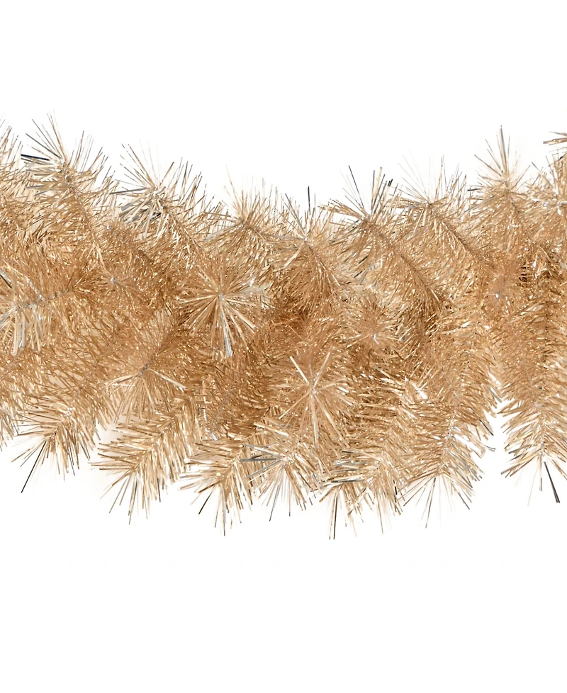 Puleo 9' x 10" Artificial Rose Round Valley Pine Garland