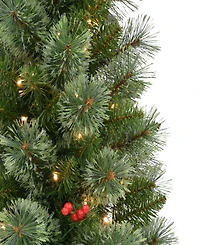 Puleo -Pc. Pre-Lit Artificial Christmas Decor Set