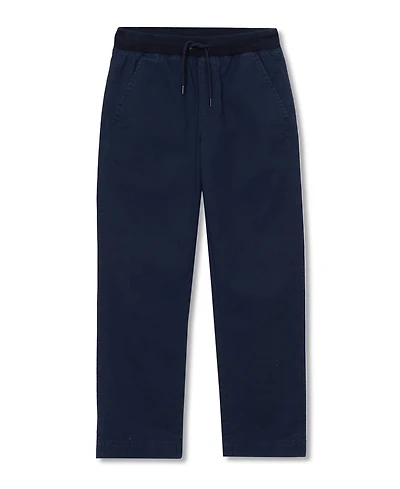 Lands' End Boys Stretch Soft Rib Waist Iron Knee Pull On Pants