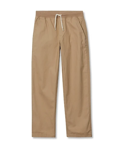 Lands' End Boys Stretch Soft Rib Waist Iron Knee Pull On Pants
