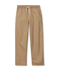 Lands' End Boys Stretch Soft Rib Waist Iron Knee Pull On Pants