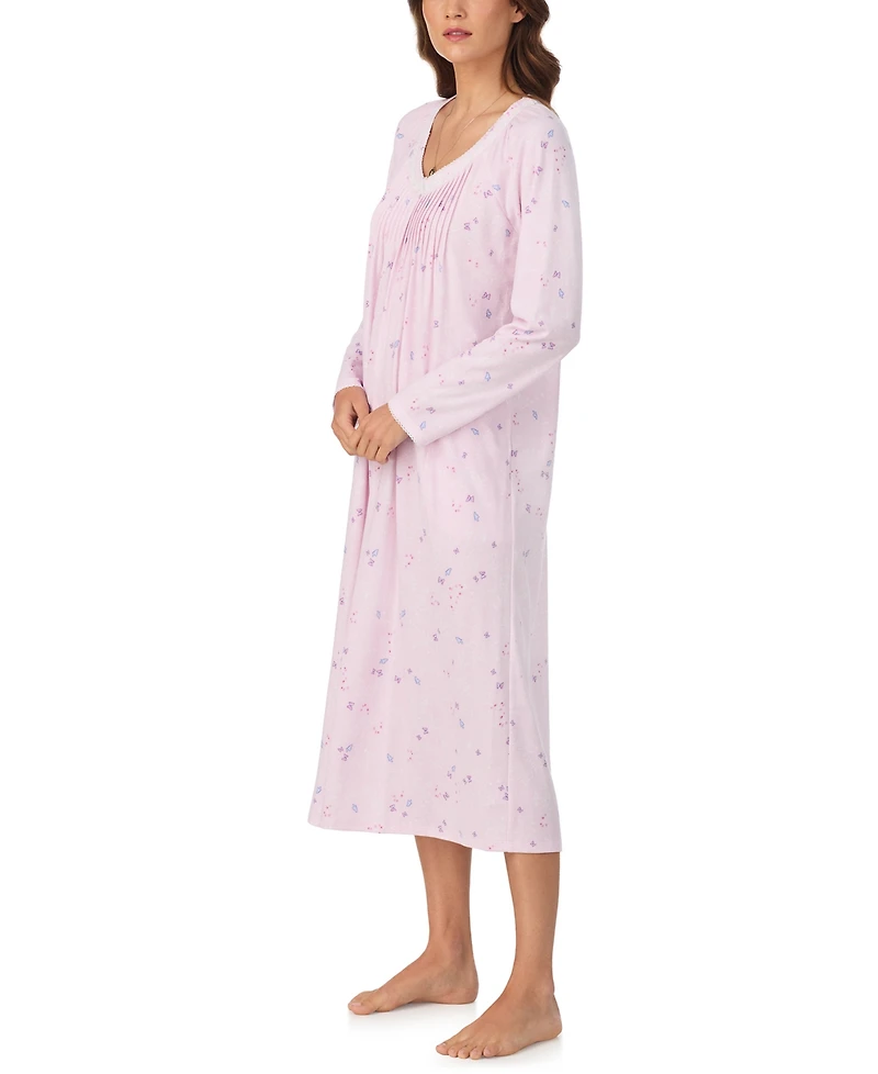 Eileen West Women's Long Sleeve Nightgown