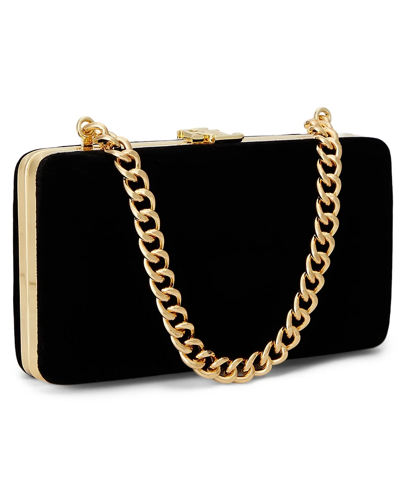 Lauren Ralph Lauren Velvet Small Franki Mini Clutch