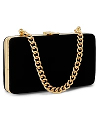 Lauren Ralph Lauren Velvet Small Franki Mini Clutch