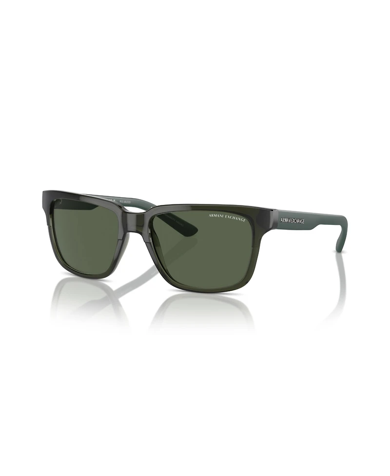 Armani Exchange Unisex Polarized Sunglasses, AX4026S