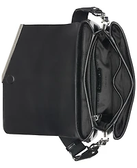 Calvin Klein Women's Ria Patent Piping Crossbody Bag