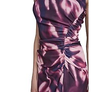 Vince Camuto Petite Printed Sleeveless Midi Dress