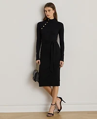 Lauren Ralph Women's Button Trim Dress