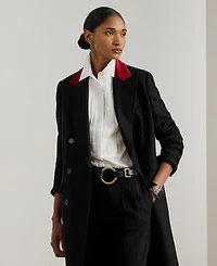 Lauren Ralph Women's Double Breasted Long Sleeve Coat