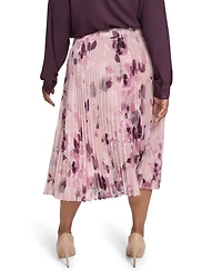 Calvin Klein Plus Printed Midi Skirt