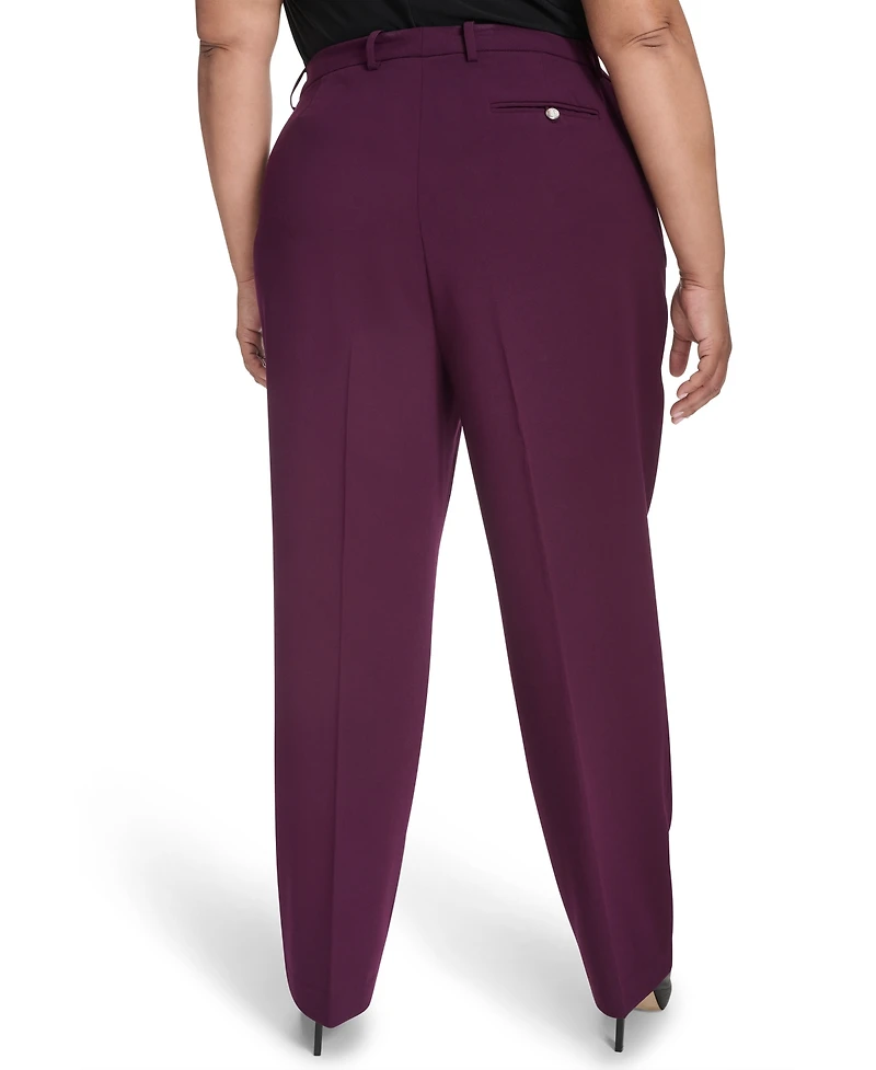Calvin Klein Plus High Rise Modern Fit Pants