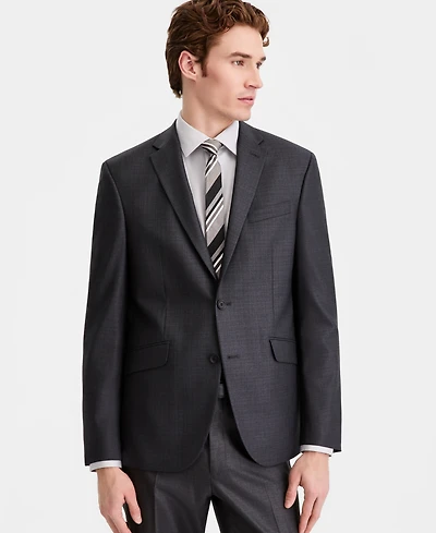 Kenneth Cole Reaction Men's Techni-Cole Suit Separate Slim-Fit Jacket