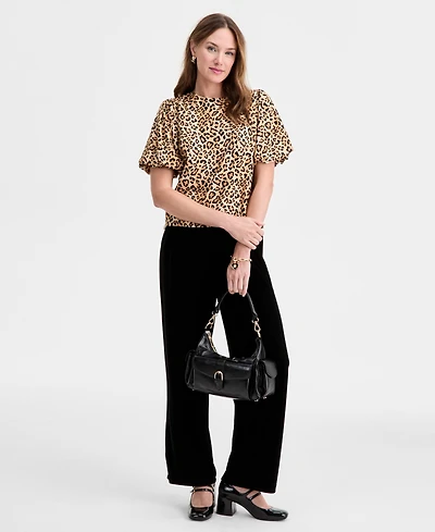 On 34th Women's Velveteen Wide-Leg Pants, Macy's Exclusive
