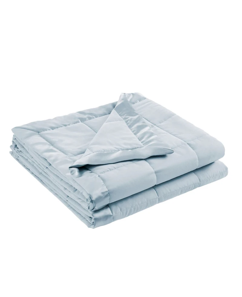 Madison Park Windom Lightweight Down Alternative Satin Trim Blanket