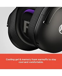 RadioShack Cooling Gel Wireless Gaming Headset Purple and Black Type-c Charger 3304449