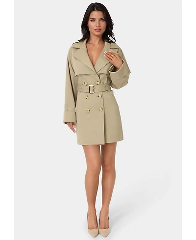 Bebe Women's Trench Blazer Dress