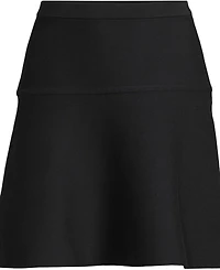Lands' End Women's Fine Gauge Cotton Sweater Above the Knee Circle Skirt
