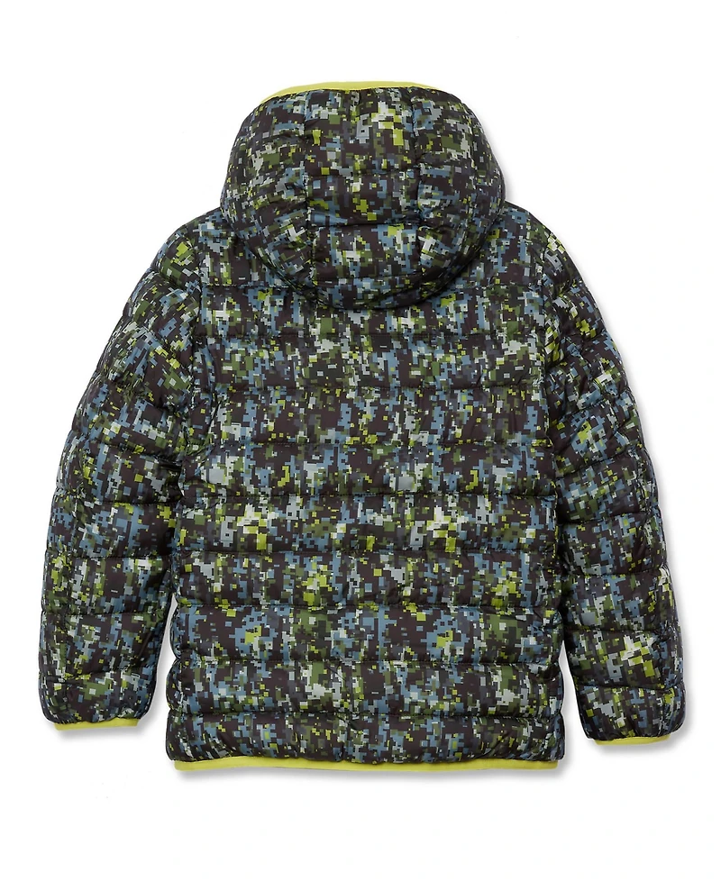 Lands' End Boys FeatherFree Reversible Hooded Jacket