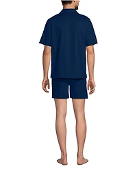 Lands' End Men's Short Sleeve Essential Sleep Set