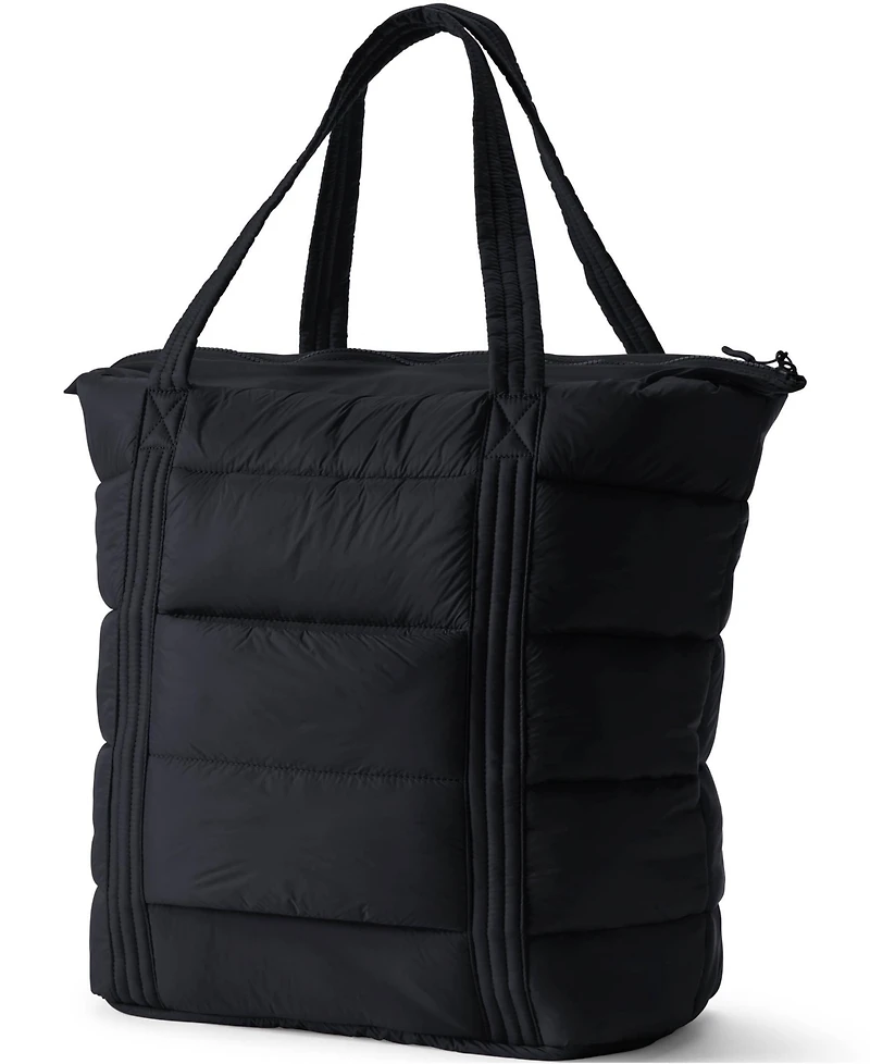 Lands' End Wanderweight Ultralight Packable Weekender Tote Bag