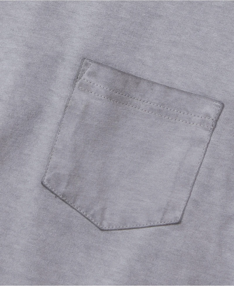 Lands' End Boys Long Sleeve Washed Pocket Shirt