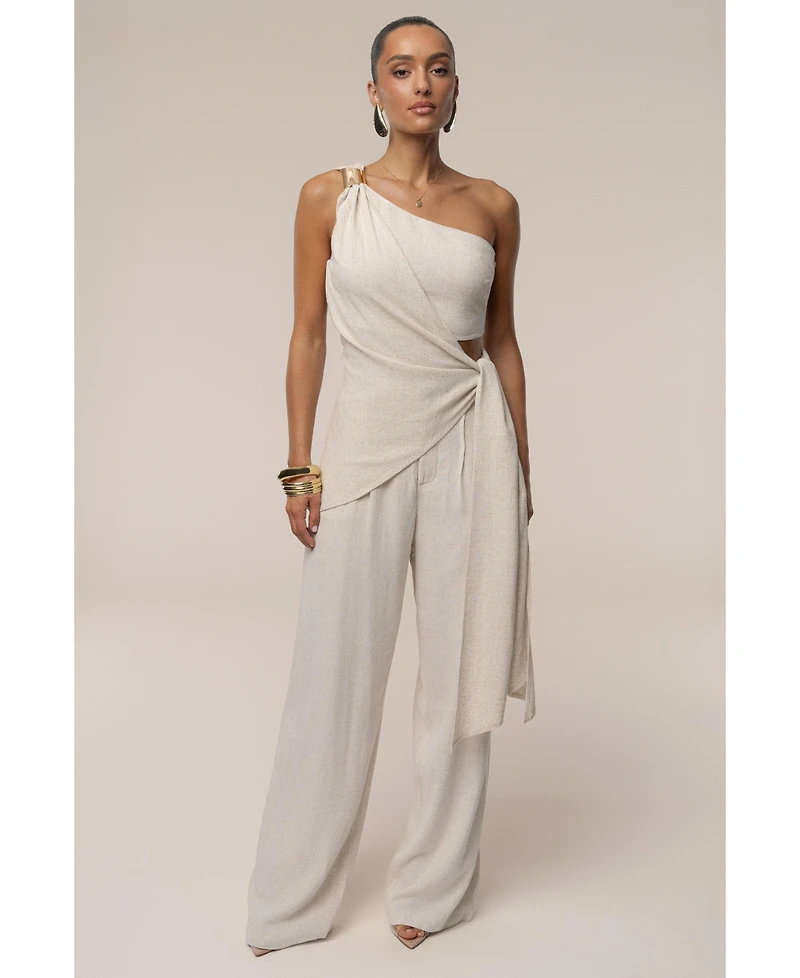Jluxlabel Women's Palmera One Shoulder Top