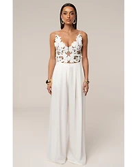 Jluxlabel Women's Summer Ease Wide Leg Pants