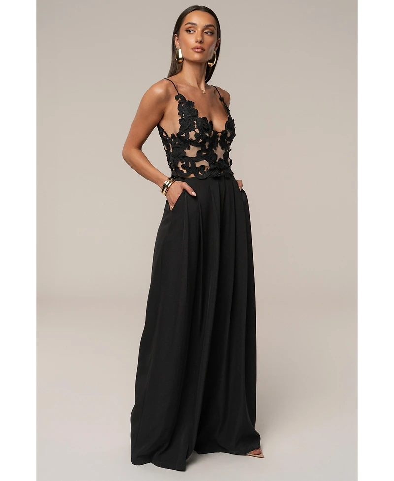 Jluxlabel Women's Summer Ease Wide Leg Pants