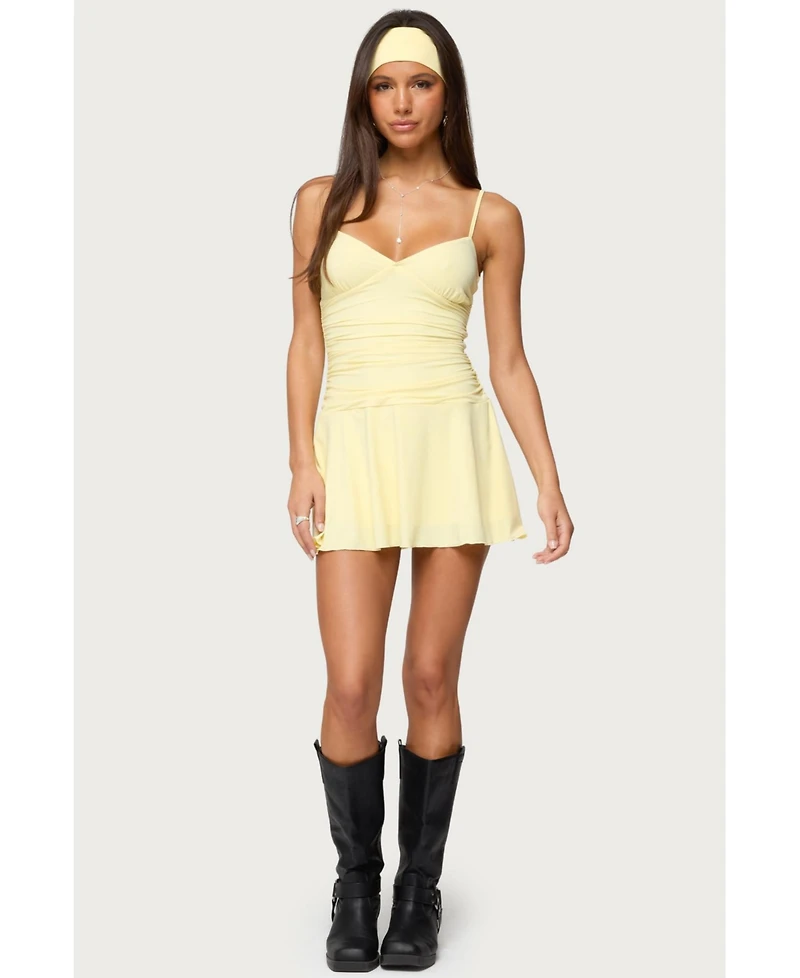 Edikted Women's Deborah Ruched Mini Dress