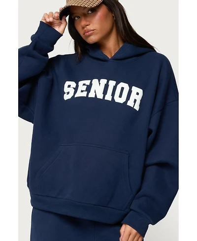 Edikted Womens Senior Girl Oversized Hoodie